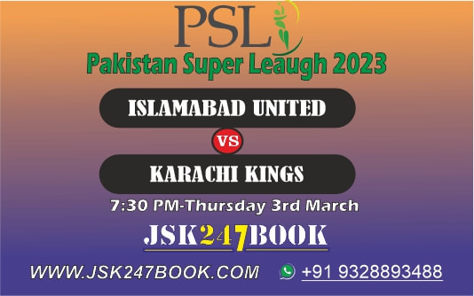 Cricket Betting Tips And Match Prediction For Islamabad United vs Karachi Kings 19th Match Tips With Online Betting Tips Cbtf Cricket-Free Cricket Tips-Match Tips-Jsk Tips