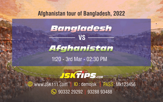 Cricket Betting Tips And Match Prediction For Bangladesh vs Afghanistan 1st T20I Match Online Betting Tips Cbtf Cricket-Free Cricket Tips-Match Tips-Jsk Tips