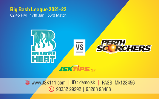 Cricket Betting Tips And Match Prediction For Brisbane Heat vs Perth Scorchers 53rd Match Online Betting Tips Cbtf Cricket-Free Cricket Tips-Match Tips-Jsk Tips
