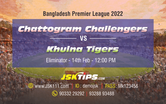 Cricket Betting Tips And Match Prediction For Chattogram Challengers vs Khulna Tigers Eliminator Tips With Online Betting Tips Cbtf Cricket-Free Cricket Tips-Match Tips-Jsk Tips