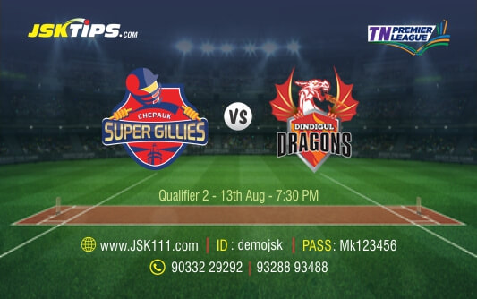 Cricket Betting Tips And Match Prediction For Chepauk Super Gillies vs Dindigul Dragons Qualifier 2 Match Tips With Online Betting Tips Cbtf Cricket-Free Cricket Tips-Match Tips-Jsk Tips