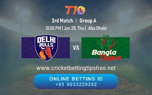 Cricket Betting Tips And Match Prediction For Delhi Bulls vs Bangla Tigers 3rd Match Tips With Online Betting Tips Cbtf Cricket-Free Cricket Tips-Match Tips-Jsk Tips 