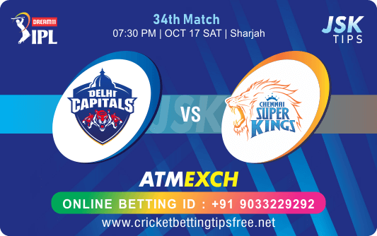 Cricket Betting Tips And Match Prediction For Delhi vs Chennai 34th Match Tips With Online Betting Tips Cbtf Cricket-Free Cricket Tips-Match Tips-Jsk Tips 