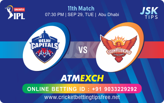 Cricket Betting Tips And Match Prediction For Delhi vs Hyderabad 11th Match Tips With Online Betting Tips Cbtf Cricket-Free Cricket Tips-Match Tips-Jsk Tips 