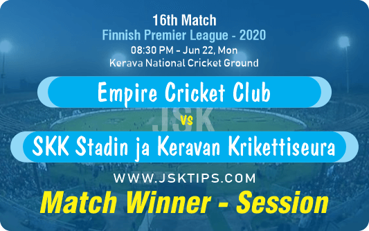 Empire Cricket Club vs SKK Stadin ja Keravan Krikettiseura 16th match - Cricket Betting Tips And Prediction