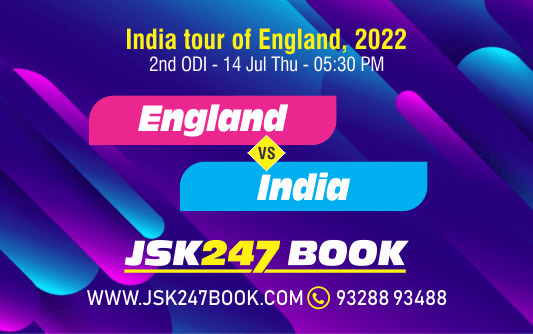 Cricket Betting Tips And Match Prediction For England vs India 2nd ODI Match Tips With Online Betting Tips Cbtf Cricket-Free Cricket Tips-Match Tips-Jsk Tips