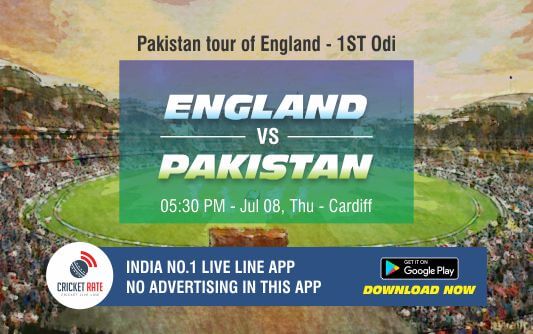 Cricket Betting Tips - England vs Pakistan 1st ODI Match PredictionPicture