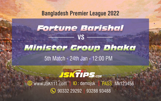 Cricket Betting Tips And Match Prediction For Fortune Barishal vs Minister Group Dhaka 5th Match Tips With Online Betting Tips Cbtf Cricket-Free Cricket Tips-Match Tips-Jsk Tips