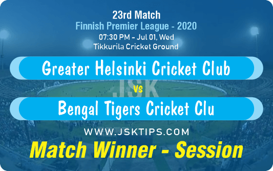 Helsinki Cricket Greater Helsinki Cricket Club vs Bangal Tiger Cricket Club 23Rd Match Prediction & Betting Tipsvs Finnish Pakistani Club 22nd Match Prediction Betting Tips