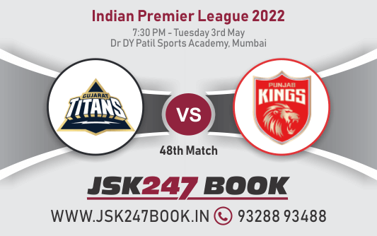 Cricket Betting Tips And Match Prediction For Gujarat Titans vs Punjab Kings 48th Match Tips With Online Betting Tips Cbtf Cricket-Free Cricket Tips-Match Tips-Jsk Tips