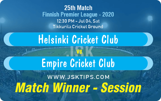 Helsinki Cricket Club vs Empire Cricket Club 25Th Match Prediction & Betting Tips