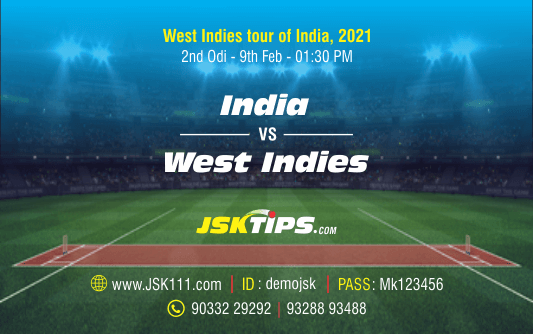 Cricket Betting Tips And Match Prediction For India vs West Indies 2nd ODI Match Tips With Online Betting Tips Cbtf Cricket-Free Cricket Tips-Match Tips-Jsk Tips