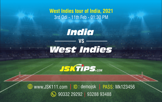 Cricket Betting Tips And Match Prediction For India vs West Indies 3rd ODI Tips With Online Betting Tips Cbtf Cricket-Free Cricket Tips-Match Tips-Jsk Tips