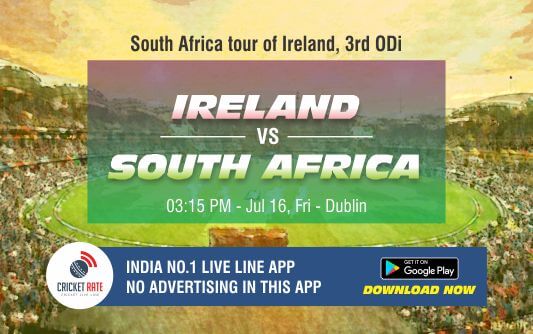 Cricket Betting Tips And Match Prediction For Ireland vs South Africa 3rd ODI Tips With Online Betting Tips Cbtf Cricket-Free Cricket Tips-Match Tips-Jsk Tips