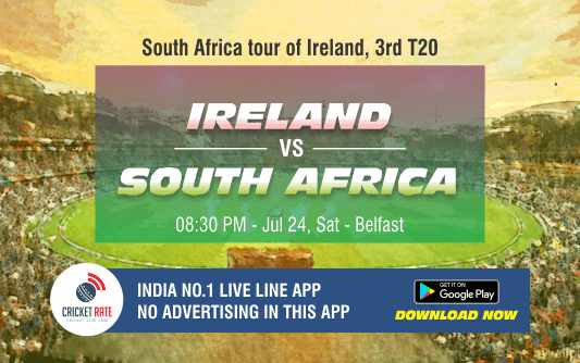 Cricket Betting Tips And Match Prediction For Ireland vs South Africa 3rd T20I Match Tips With Online Betting Tips Cbtf Cricket-Free Cricket Tips-Match Tips-Jsk Tips