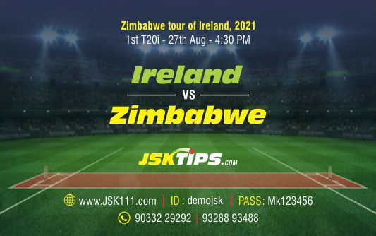 Cricket Betting Tips And Match Prediction For Ireland vs Zimbabwe 1st T20I Match Tips With Online Betting Tips Cbtf Cricket-Free Cricket Tips-Match Tips-Jsk Tips
