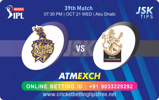 Cricket Betting Tips And Match Prediction For Kolkata vs Bangalore 39th Match Tips With Online Betting Tips Cbtf Cricket-Free Cricket Tips-Match Tips-Jsk Tips 
