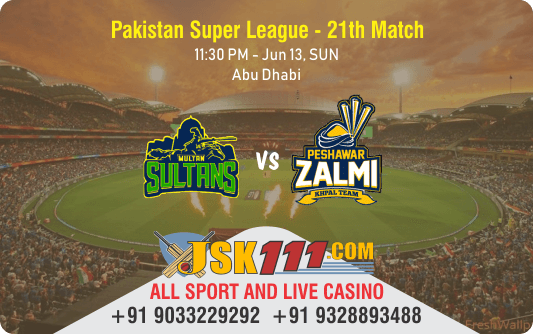 Cricket Betting Tips And Match Prediction For Multan Sultans vs Peshawar Zalmi 21st Match Tips With Online Betting Tips Cbtf Cricket-Free Cricket Tips-Match Tips-Jsk Tips