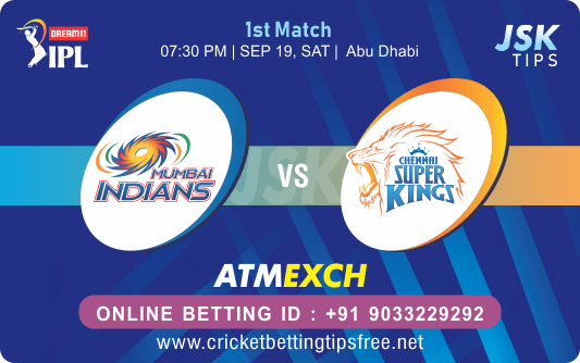 Mumbai Indians vs Chennai Super Kings 1st Match Betting Tips