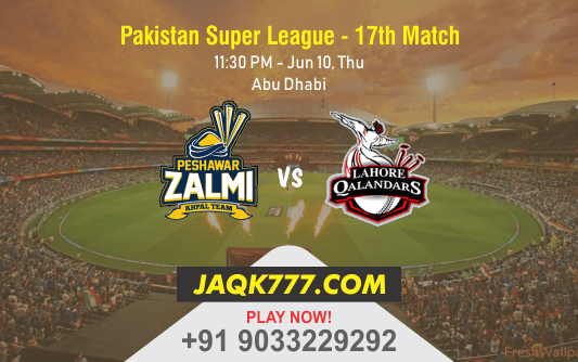 Cricket Betting Tips And Match Prediction For Peshawar Zalmi vs Lahore Qalandars 17th Match Tips With Online Betting Tips Cbtf Cricket-Free Cricket Tips-Match Tips-Jsk TipsPicture