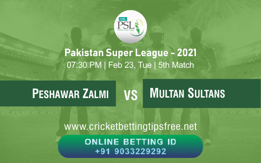 Cricket Betting Tips And Match Prediction For Peshawar Zalmi vs Multan Sultans 5th Match Tips With Online Betting Tips Cbtf Cricket-Free Cricket Tips-Match Tips-Jsk TipsPicture