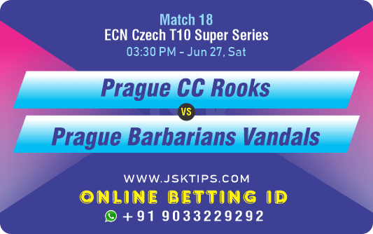 Prague CC Rooks vs Prague Barbarianas Vandals 18Th Match Prediction Betting Tips