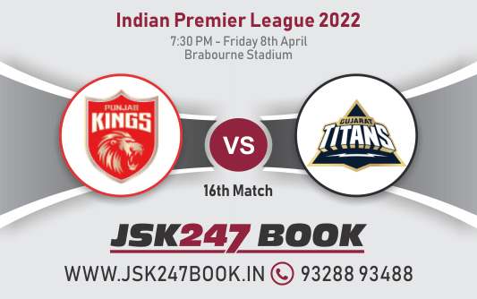 Cricket Betting Tips And Match Prediction For Punjab Kings vs Gujarat Titans 16th Match Tips With Online Betting Tips Cbtf Cricket-Free Cricket Tips-Match Tips-Jsk Tips