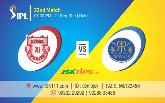 Cricket Betting Tips And Match Prediction For Punjab vs Rajasthan 32nd Match Tips With Online Betting Tips Cbtf Cricket-Free Cricket Tips-Match Tips-Jsk Tips