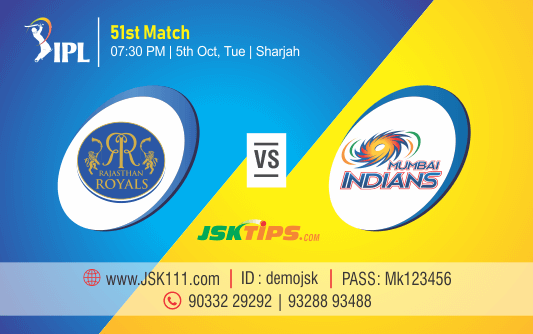 Cricket Betting Tips And Match Prediction For Rajasthan vs Mumbai 51st Match Tips With Online Betting Tips Cbtf Cricket-Free Cricket Tips-Match Tips-Jsk Tips