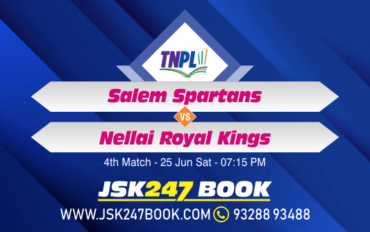 Cricket Betting Tips And Match Prediction For Salem Spartans vs Nellai Royal King 4th Match Tips With Online Betting Tips Cbtf Cricket-Free Cricket Tips-Match Tips-Jsk Tips