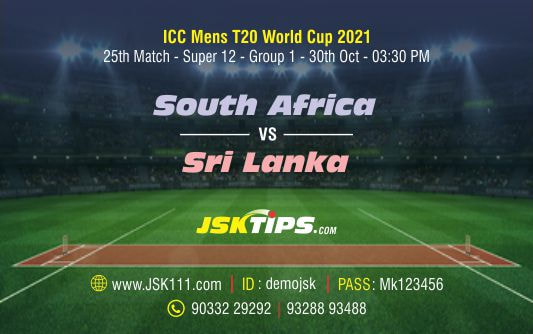 Cricket Betting Tips And Match Prediction For South Africa vs Sri Lanka 25th Match Super 12 Group 1 Tips With Online Betting Tips Cbtf Cricket-Free Cricket Tips-Match Tips-Jsk Tips