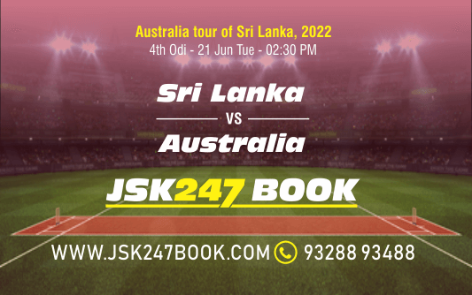 Cricket Betting Tips And Match Prediction For Sri Lanka vs Australia 4th ODI Match Tips With Online Betting Tips Cbtf Cricket-Free Cricket Tips-Match Tips-Jsk Tips