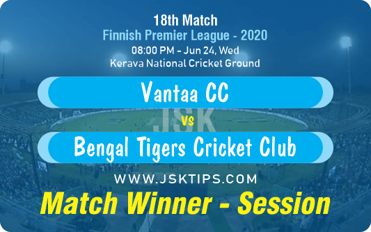 Vantaa CC vs Bengal Tigers Cricket Club 18Th Match Prediction Betting Tips