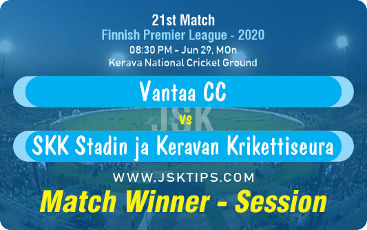 Vantaa CC vs SSK Stadin Ja Keravan 21St Match Prediction & Betting Tips