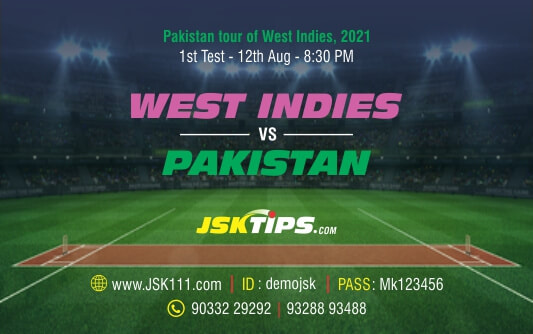 Cricket Betting Tips And Match Prediction For West Indies vs Pakistan 1st Test Match Tips With Online Betting Tips Cbtf Cricket-Free Cricket Tips-Match Tips-Jsk Tips